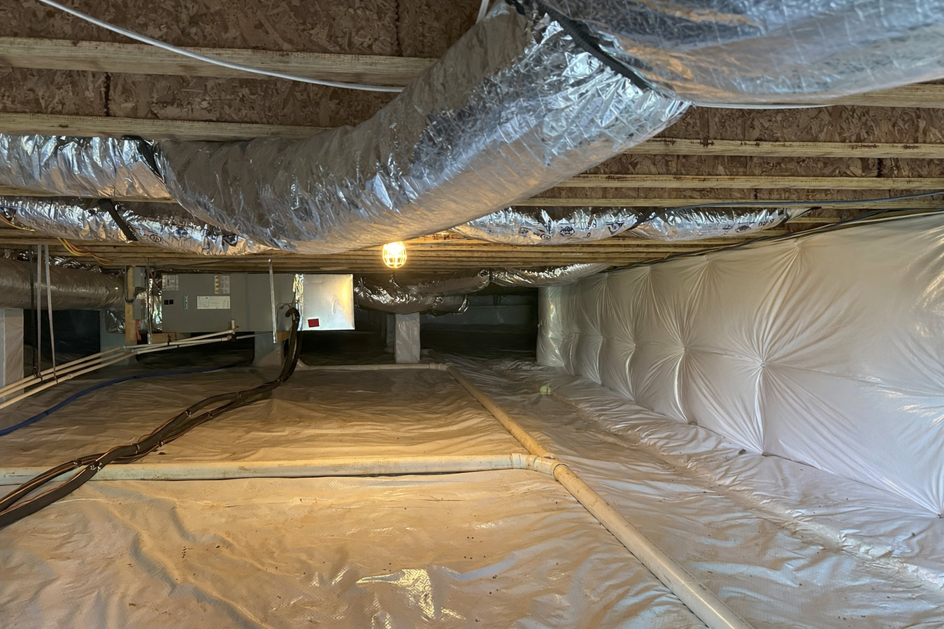 Crawl space insulation